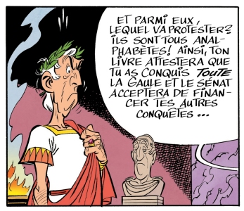 Le Papyrus de César - Les premières vignettes
