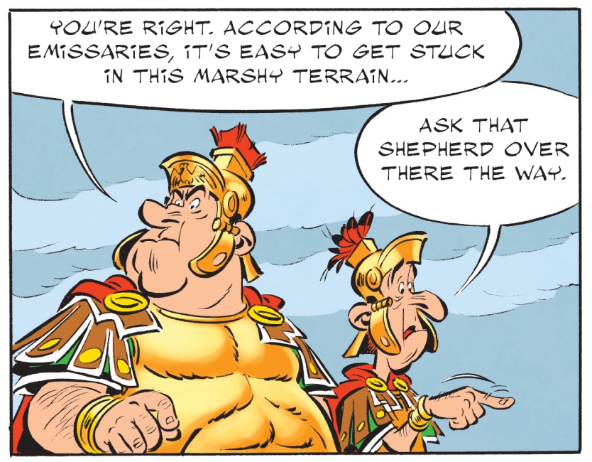 The first frames from Asterix and the Picts.