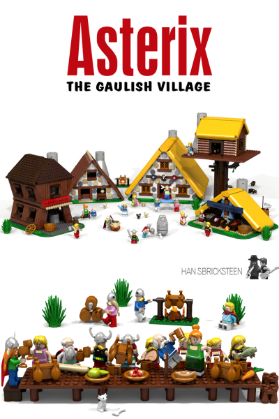 Lego, Les Gau-gau… Les Gaulois en Legos !