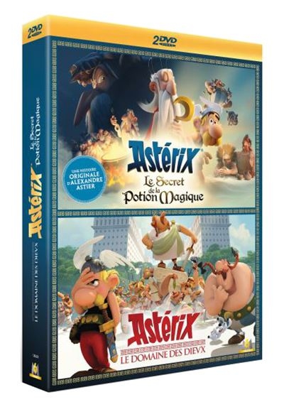 Coffret Astérix et le Domaine des Dieux et Le Secret de la Potion Magique DVD