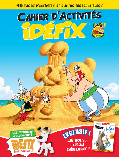 Un cahier d'activités Idéfix vous est offert pour 2 albums Astérix achetés 